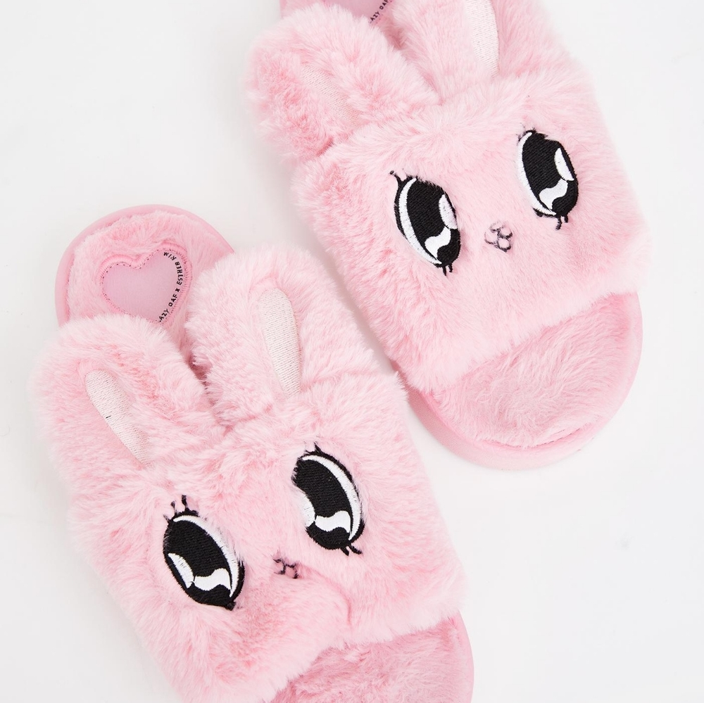 NWOT Lazy Oaf Esther Bunny Slippers